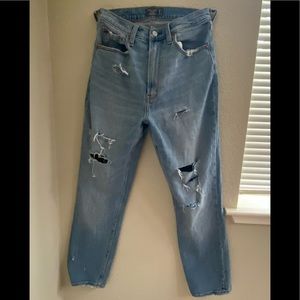 abercrombie and fitch moms jeans size 26